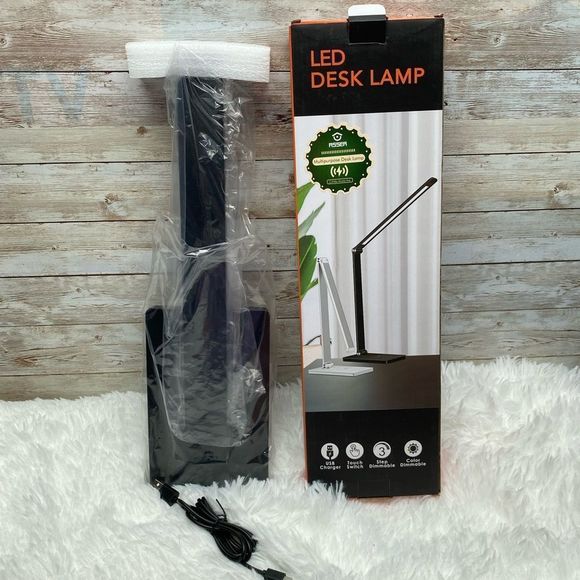 LED Desk Lamp, Touch Control Desk Lamp with 3 Levels Brightness, Dimmabl… - Picture 9 of 9